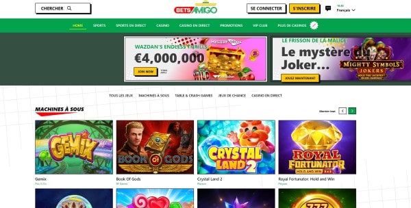 Betsamigo nouveau casino en ligne