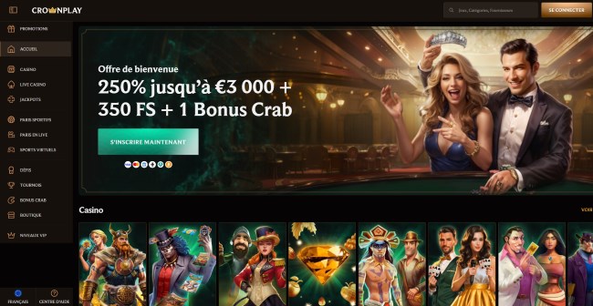 crown play nouveau casino en ligne