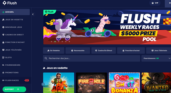 flush cryptomonnaie casinos