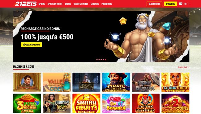 21bets nouveau casino en ligne