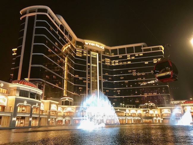 Wynn Palace à Macao, avec le SkyCab célèbre